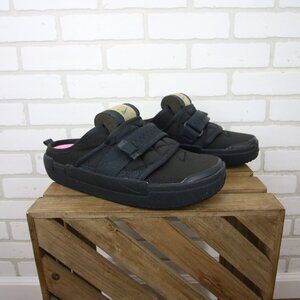 Nike Offline Mule Slip On Sandal Sneakers Mens 9.5 Triple Black CJ0693-004 READ